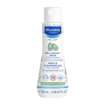 Mustela Bebe-Enfant, Delikatny Żel Do Mycia Z Organicznym Awokado, 100 ml