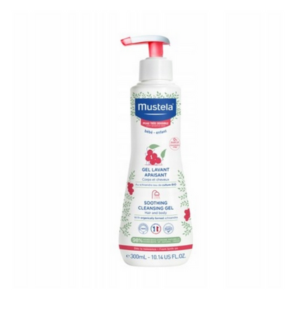 Mustela Łagodzący Żel do mycia, 300ml