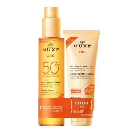 NUXE Sun Zestaw Olejek + Balsam