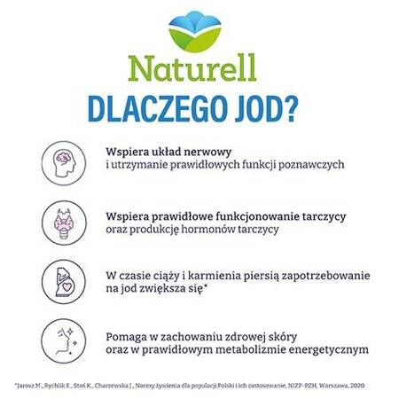 Naturell Jod, 100 kapsułek