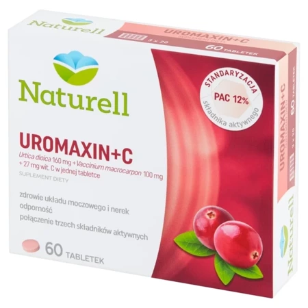 Naturell, Uromaxin + C, tabletki, 60 sztuk