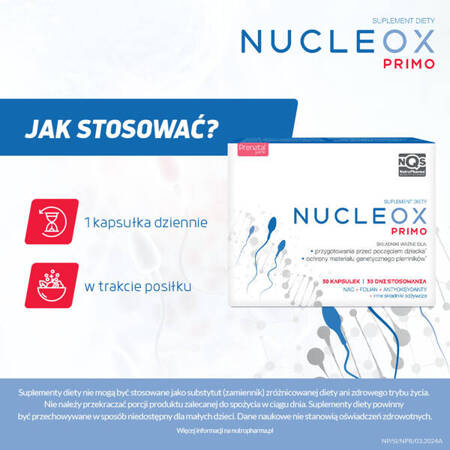 Nucleox Primo 30 kapsułek