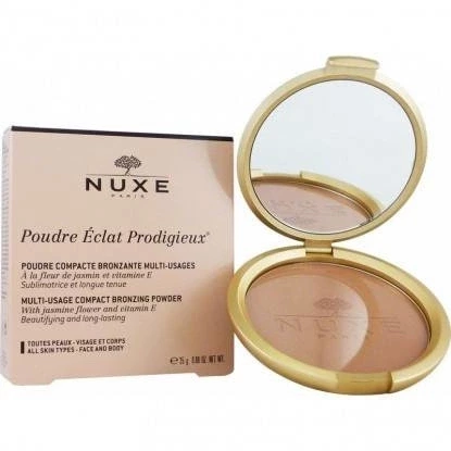 Nuxe Prodigieux® Poudre Eclat Brązujący puder w kompakcie o wielu zastosowaniach, 25 g