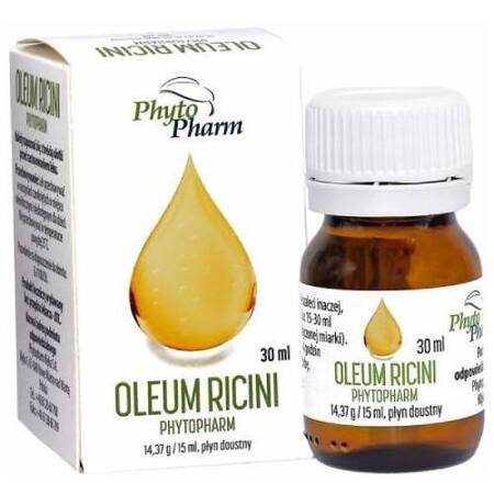 Oleum Ricini Phytopharm pł.dous.30ml