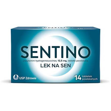 Sentino Lek Na Sen 12,5mg, 14 tabletek powlekanych