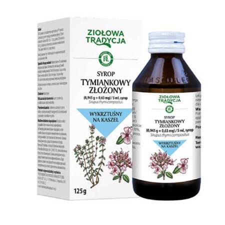 Syrop Tymiankowy Złożony Ziołowa Tradycja 125g