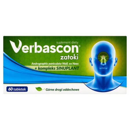 Verbascon Zatoki ,60 tabletek